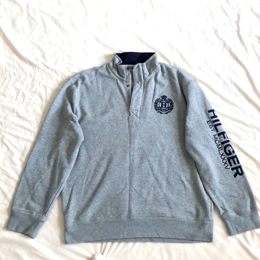 Tommy Hilfiger men’s half zip sweatshirt